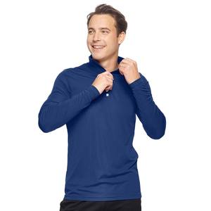 Camisa de manga raglán con cuello redondo de Color sólido con personalidad para hombre, camisas básicas informales de manga larga para primavera y verano - Product Image 4