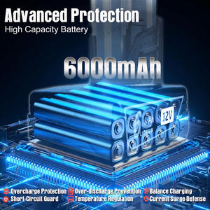 Batterie rechargeable au lithium-ion 12V 6.0Ah de remplacement pour les outils sans fil et les chargeurs <span class=keywords><strong>Milwaukee</strong></span> <span class=keywords><strong>M12</strong></span> - Product Image 4