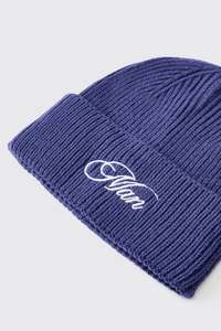 OEM Premium Quality Customizable <b>Navy</b> Beanies Caps For Adults & Youth Warm Comfortable Soft Fabric Unisex Beanie Caps - Product Image 5