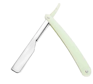 Rasoirs en acier à manche droit Rasoir en acier Rasoir pliant Rasoir en métal à bord vintage pour hommes - Product Image 4