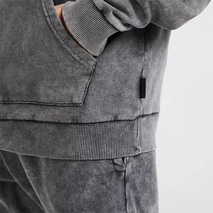 ชุดออกกำลังกายผ้าฝ้ายออร์แกนิคสำหรับผู้ชาย, ชุดออกกำลังกายลำลองยืดได้4ทางผ้าคอตตอนออร์แกนิกขนาดใหญ่พิเศษสำหรับฤดูหนาว - Product Image 5