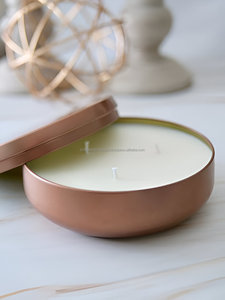 Best Selling <b>Bulk</b> Round Metal Jar <b>Candle</b> in Low Price - Product Image 5