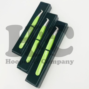 Nouvelle pointe pointue 65 degrés Volume extension de cils pince à épiler Top vente vison travail rapide pince à cils OEM accepter pince à épiler durable - Product Image 5