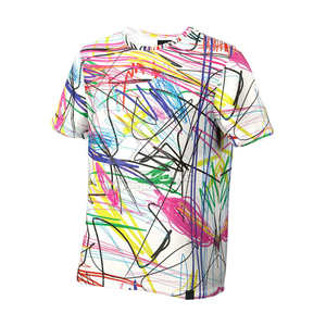 Camiseta de Algodón de Alta Calidad con Estampado por Sublimación Personalizado y Transpirable al por Mayor, Camiseta de Cuello Redondo Lisa de Verano para Hombre - Product Image 4