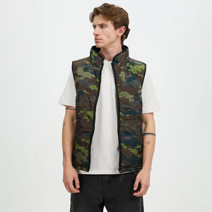 Recién llegado, chaleco acolchado de Color sólido para hombre, chaleco acolchado de alta calidad para hombre, chaleco acolchado bajo MOQ para hombre - Product Image 3