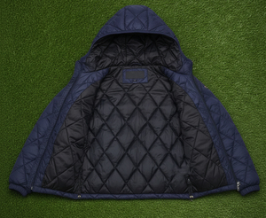 Vêtements d'hiver de qualité épaissie bulle hommes duvet de canard vestes avec capuche Logo imprimé personnalisé imperméable doudoune pour hommes - Product Image 6