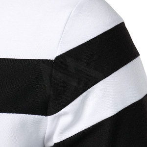 OEM de moda de alta calidad hecho en la fábrica al por mayor de ropa de los hombres del último diseño de polos de los hombres para los hombres - Product Image 4