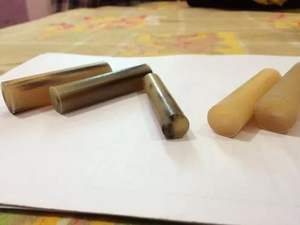 Rouleau de corne de qualité supérieure, léger, écologique, design personnalisé pour les applications industrielles décoratives et l'artisanat naturel lisse - Product Image 2