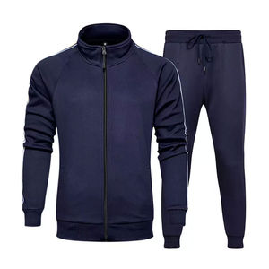 Chándales Conjuntos para correr Ropa deportiva para hombre Otoño Invierno 2 piezas Sudadera Pantalones Marca Azul Jogging Ropa Traje deportivo - Product Image 3