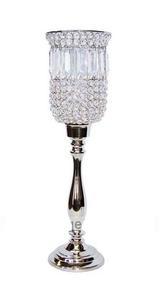 Handmade Nickel Plated Aluminum <b>T</b> <b>Light</b> Holder Glass Votive for Wedding Christmas Party Table Centerpiece Decor Wedding - Product Image 3