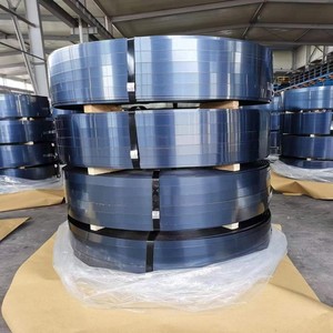 Striscia d'acciaio laminata a freddo in acciaio ad alto tenore di carbonio 0.6 19mm <span class=keywords><strong>OSC</strong></span> 800N/mm² 40kg rotolo di cintura in acciaio per imballaggio - Product Image 5