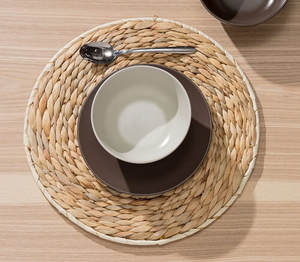 พรม/แผ่นรองผักตบชวาทำมือฟางน้ำปรับแต่งได้ - Product Image 1