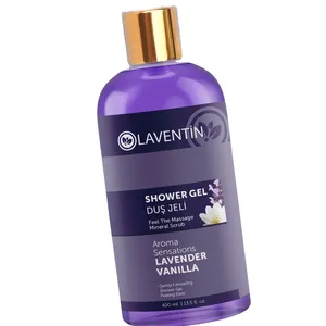 Aromaterapia Lavanda-Gel de ducha de vainilla Gel de ducha Limpieza corporal y frescura Hidratación DE LA PIEL