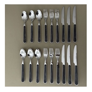 Ensembles de couverts de vaisselle de la meilleure qualité Ensemble de couverts de couleur argent en acier inoxydable du fabricant et exportateur en Inde - Product Image 1