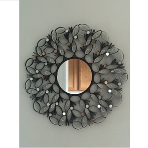 Leave Design Miroir Mural Décoration Intérieure Design Décor Classique Et Moderne Miroir Plusieurs Conceptions De Finition - Product Image 5