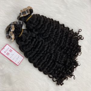 Apohair 100gms ผมมนุษย์สองชั้น40ชิ้นทำจากเทปหยิกเรียงตามหนังศีรษะ - Product Image 6