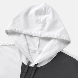 Vente chaude Coton Mélangé Hommes Streetwear Sweats À Capuche Épaule Dénudée Conception Avec Logo Personnalisé Style Pull - Product Image 5