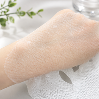 Y270 Masque facial en fibre végétale naturelle Asahi KASEI importé du Japon, motif neige, en Tencel, pour soins de la peau