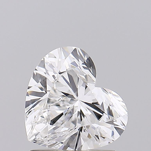 1.04ct Heart Cut Lab-Grown Diamond IGI Certified D Color VS2 Clarity Lab-Stone - Product Image 1