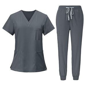 Meilleure vente Scrubs uniformes ensembles en gros femmes 4-Way Stretch Petite Fit uniformes hospitaliers en vrac - Product Image 6