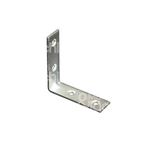 PLACA DE ESQUINA DE 4 AGUJEROS Espesor 2 mm Ancho 15 mm Galvanizado - Product Image 1