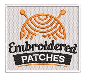 Patchs brodés personnalisés en polyester tissé en fer avec n'importe quel logo texte Patch de broderie d'appliques d'emblème à coudre durable - Product Image 6