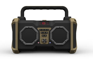 <span class=keywords><strong>Radio</strong></span> de trabajo industrial con sistema de sonido de gran potencia, función de caja de herramientas, dispositivo móvil, carga de iluminación LED para uso pesado - Product Image 2