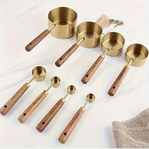 Taza medidora de acero inoxidable de larga duración de primera calidad con marcas grabadas, perfecta para cocina profesional y uso de horneado - Product Image 5