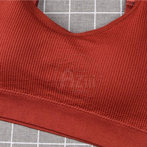 Sujetador deportivo de yoga para mujer, transpirable, respetuoso con el medio ambiente, de talla grande, ligero, de alto soporte, fabricado en Pakistán, con logotipo frontal, de la mejor calidad - Product Image 5