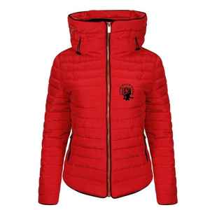 Novedad 2026, Ropa Deportiva ÚNICA, Chaqueta Acolchada Reversible Impermeable y Ecológica para Mujer, Cuello Alto, Corte Holgado, Poliéster - Product Image 1