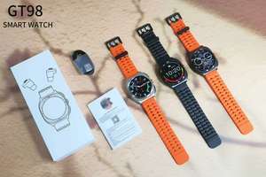 Умные часы GT98 <span class=keywords><strong>2</strong></span>-в-1 с TWS-наушниками для звонков, водонепроницаемые по стандарту IP67, монитор здоровья, трекер сна, магнитные спортивные смарт-часы - Product Image 5
