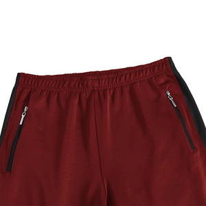 ชุดวอร์มฟุตบอลผู้ใหญ่ แขนยาว แบบซิป 2 ชิ้น สีแดงเลือดหมู สำหรับฤดูหนาว ป้องกันแบคทีเรีย แห้งเร็ว ระบายอากาศได้ดี - Product Image 5