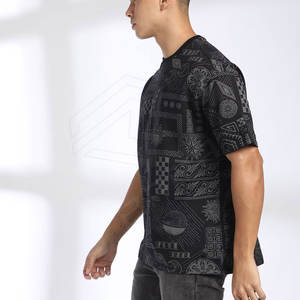 เสื้อยืดขนาดใหญ่สำหรับผู้ชายและทุกเพศเสื้อยืดแฟชั่นตัวยาวออกแบบโลโก้ได้ตามต้องการ - Product Image 3