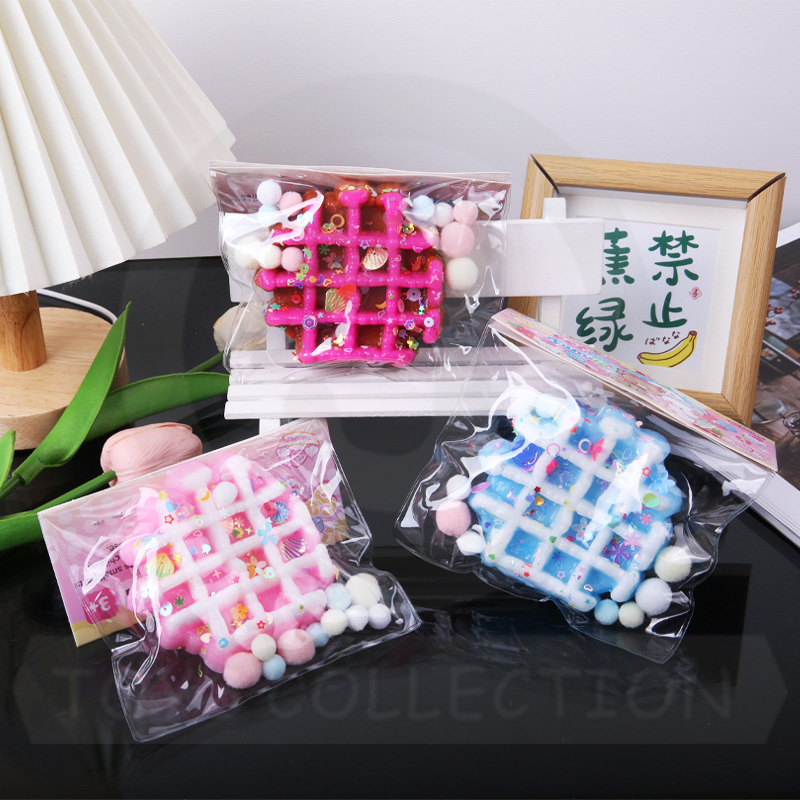 Custom Taba Squishy Mochi Toys Population Waffle Mochi With Glitter Decompression Figdet Toys Sticky Squishy Toy