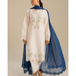 NUEVO VESTIDO PAKISTANI ELEGANTE VENTA CALIENTE LISTO PARA LLEVAR VESTIDO SHALWAR KAMEEZ VESTIDO BORDADO PAKISTANI INDIO CON ESTILO MUJER - Product Image 3