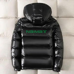 Veste matelassée d'hiver pour hommes de haute qualité, respirante, coupe-vent, col montant, manteaux chauds en plumes Tech, élégants - Product Image 6