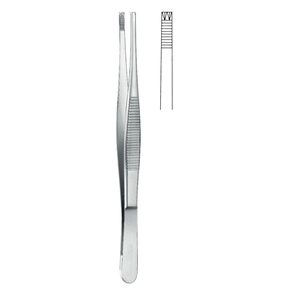 Fórceps de tejido Adlerkreutz de acero inoxidable de alta calidad, 2x3 dientes, 15cm / 6 ", fabricante de instrumentos quirúrgicos - Product Image 1