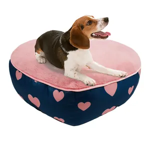 New Arrival chew proof eco friendly customizable designer indestructible washable luxury pet dog beds for pets