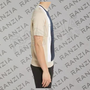 Camiseta personalizada de gran tamaño de algodón 230G 100% para mujeres y hombres, camiseta Unisex con gráfico Beige liso de manga larga completa - Product Image 3