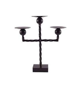 Attractive Design Iron Candle Holder Superior Quality <b>Black</b> And Gold Color Candle Stand For Home And Hotel Decor - Product Image 5