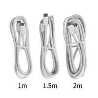 Kabel Pengisian Cepat USB-C PD 5A 1m/1.5m/2m Tembaga Murni untuk Komputer & Printer Panjang Dapat Disesuaikan Logo Kemasan Kotak Retail