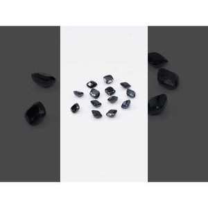 Saphirs bleus naturels non traités, taillés en coussin, ovale, poire, étoile, pierres précieuses calibrées, taille 3mm-4mm, poids 1ct, traités thermiquement, hauteur 8mm - Product Image 3
