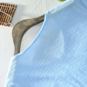 2023 été nouveau 100% coton couleur personnalisée hommes col rond solide décontracté écologique avant Logo grande taille 3XL T-shirt à manches courtes - Product Image 6