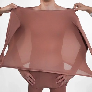 Ropa interior térmica de invierno para hombre, Calzoncillos largos deportivos, ropa interior térmica de lana merino de secado rápido - Product Image 4