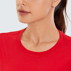 Camiseta Corta de Manga Corta Personalizada de Alta Calidad, Camiseta Corta Informal de Verano para Mujer - Product Image 4