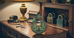 Cadenas intelligent à clé en laiton antique de haute qualité Sécurité supérieure et fonctions de haute sécurité Accès à clé intelligente - Product Image 3