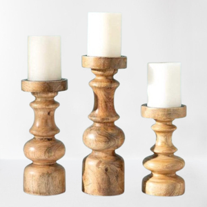 Handmade Wood Votive Candle Holder Set Exclusive Quality Vintage <b>Tea</b> Light <b>Stand</b> Home Organizer for Christmas - Product Image 5