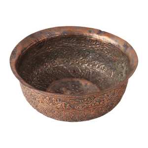 Cuenco de cobre Vintage tradicional hecho a mano con diseño de cruz, cuenco para frutas y flores, Mesa para el hogar, decoración, artículos de regalo, SNE-817 - Product Image 1