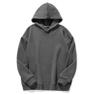 Sudadera con Capucha de Alta Calidad, 500 g/m², Gruesa, 100% Algodón, Felpa Francesa, Hombros Caídos, Estilo Holgado para Hombre - Product Image 6