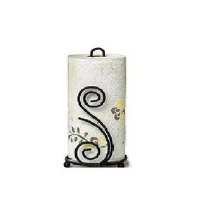 Top tendance fil de fer porte-serviettes décoratif pour la maison couleur noire fini fait à la main meilleure qualité décor à la maison porte-serviettes - Product Image 3